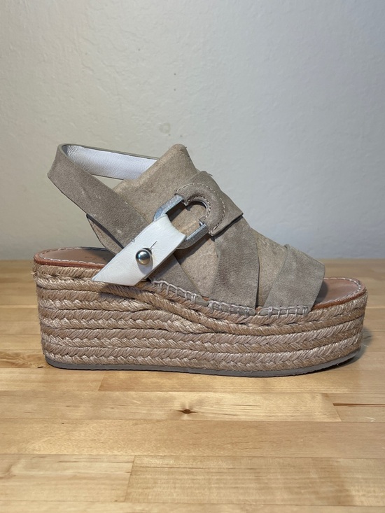 rag & bone Shoes - RAG & BONE August Suede Platform Espadrille Wedge Sandals
